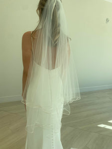 Bridal Classics - Two Tier Surged Edge Veil