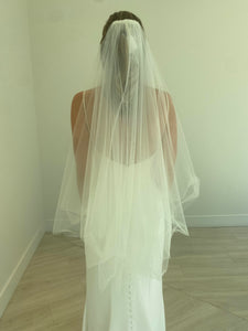 Bridal Classics - 2 Tier Raw Edge Veil