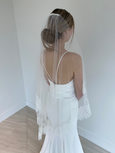 Load image into Gallery viewer, Bridal Classics: Manilla Lace Trim Veil
