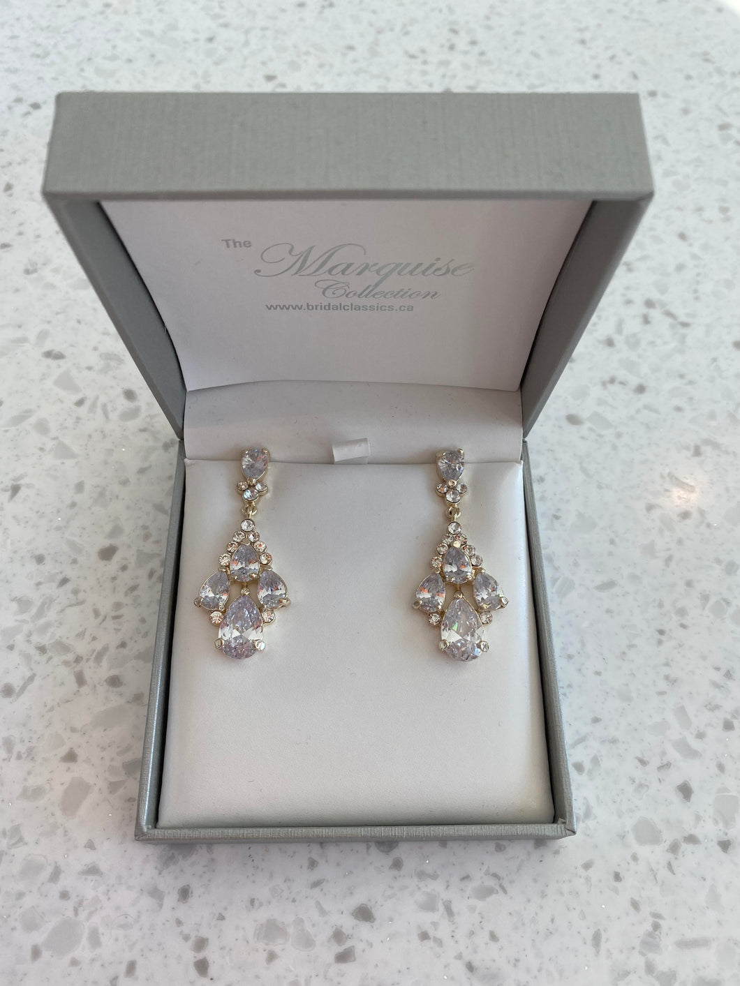 Bridal Classics - Rhinestone Earrings