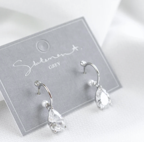 Statement Grey: FLORENCE EARRING (SILVER)