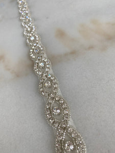 Bridal Classic : Crystal Pattern Belt