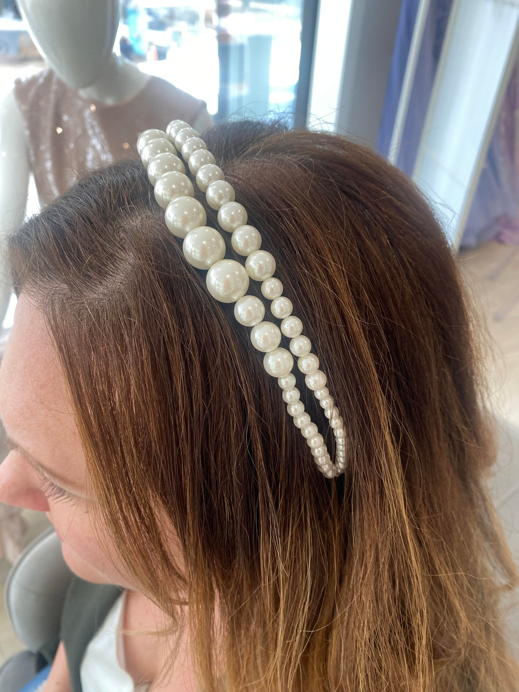 Bridal Classics - Double Strand Pearl Headband