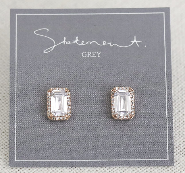 Statement Grey: ATHENS EARRING (ROSE GOLD)