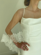 Load image into Gallery viewer, Bridal Classics: Manilla Lace Trim Veil

