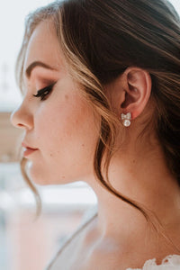 Luna + Stone - Petite Bow Earrings